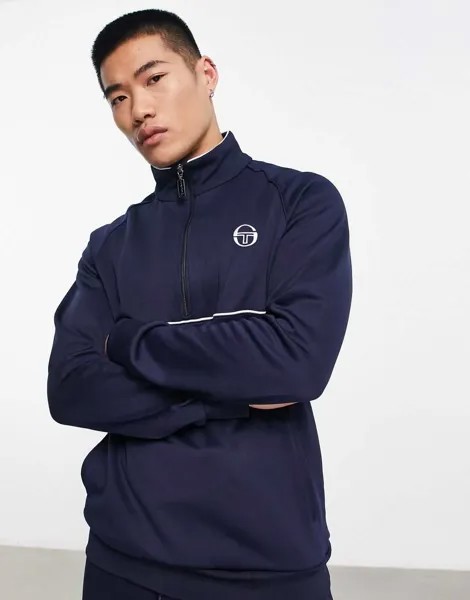 Темно-синий свитшот с молнией 1/2 Sergio Tacchini Orion