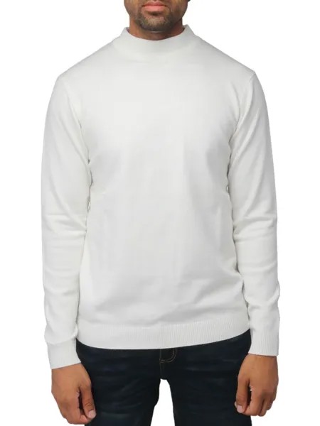 Однотонный свитер с воротником-стойкой X Ray, цвет Off White