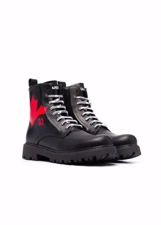 Dsquared2 Kids ботинки на шнуровке