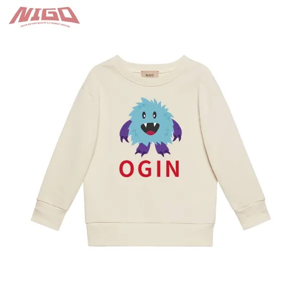 Детская толстовка с принтом NIGO для мальчиков и девочек 3-14 лет # nigo31297