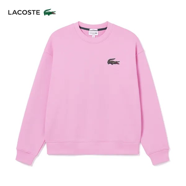 Толстовка унисекс Lacoste свободная, серый