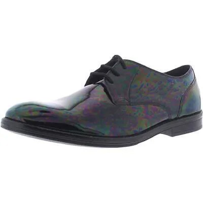 Черные оксфорды из лакированной кожи Clarks 8 Medium (D) BHFO 1066