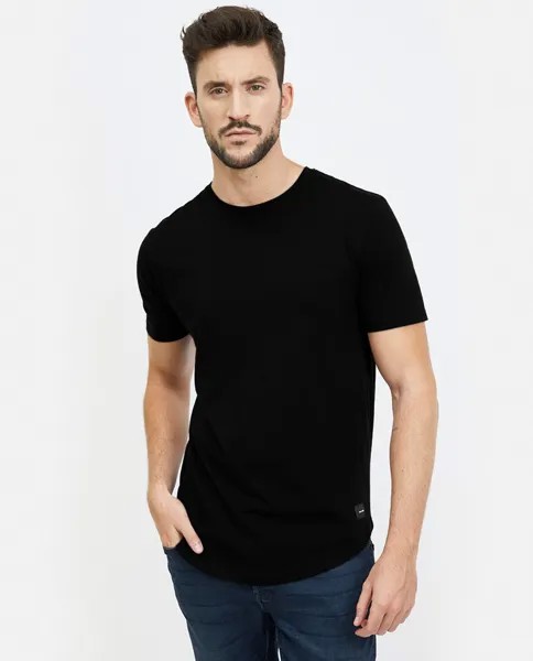Мужская футболка с круглым вырезом и короткими рукавами Only & Sons, черный