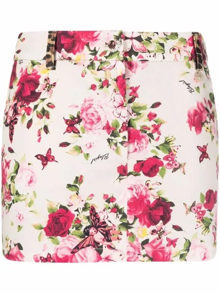 Blugirl юбка-шорты с цветочным принтом