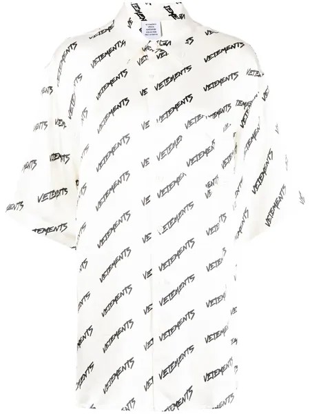 VETEMENTS футболка с логотипом