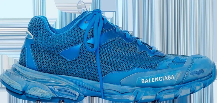 Кроссовки Balenciaga Track.3 Sneaker Blue White, синий