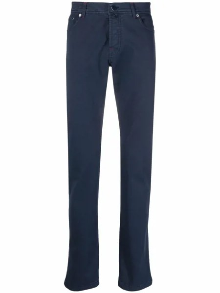 Kiton узкие джинсы средней посадки