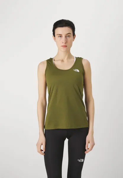 Топ FLEX TANK The North Face, цвет forest olive