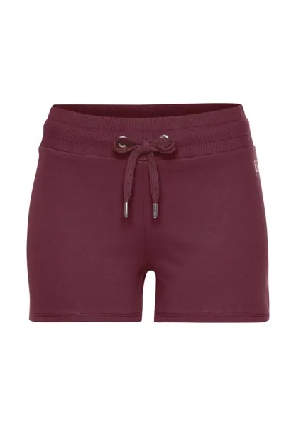 Короткие спортивные штаны LASCANA Active, красный