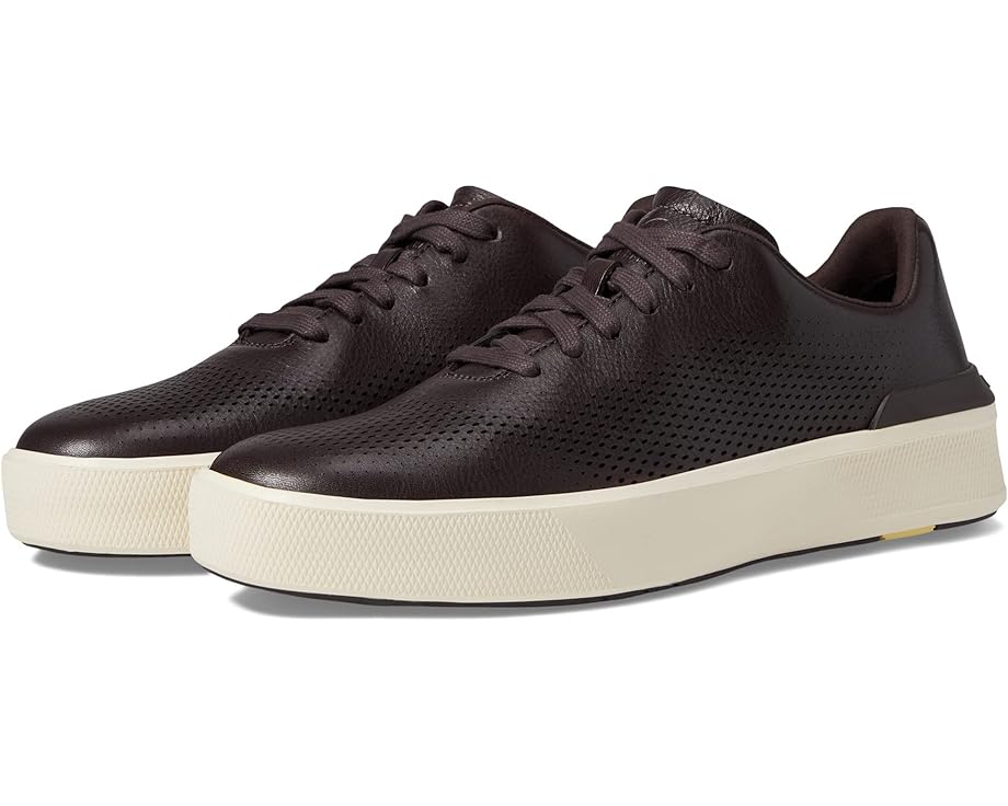 Кроссовки Cole Haan Grandpro Crew Laser, цвет Dark Chocolate/Ivory/Syrah