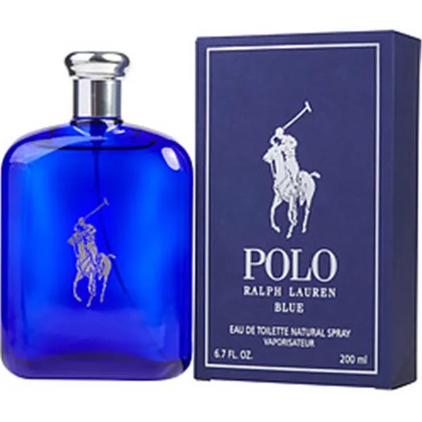 Ralph Lauren 185827 6,7 унций Polo Blue Туалетная вода-спрей для мужчин, цвет One Size