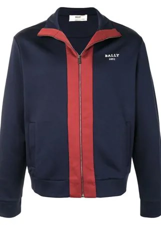 Bally бомбер с контрастными полосками