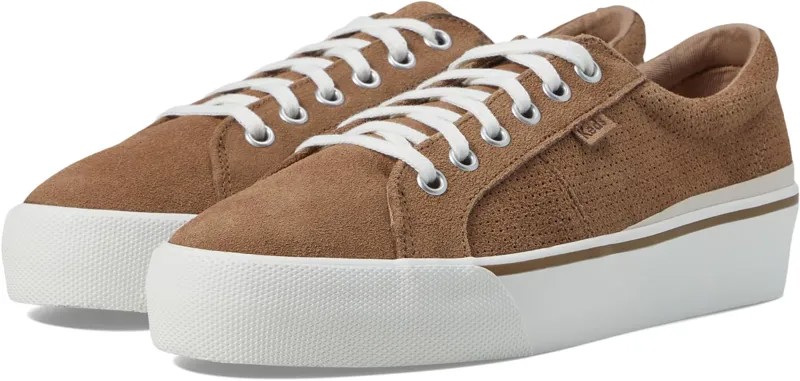 Кроссовки Jump Kick Duo Lace-Up Keds, цвет Taupe Perf Suede