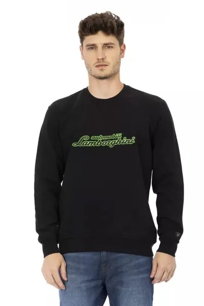 Хлопковый мужской свитер Automobili Lamborghini, черный