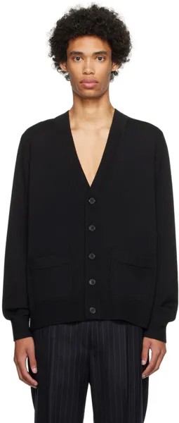 Черный кардиган свободного кроя Dries Van Noten
