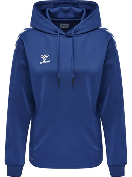 Толстовка Hummel Hoodie Hmlcore Xk Poly Sweat Hoodie Woman, цвет TRUE BLUE