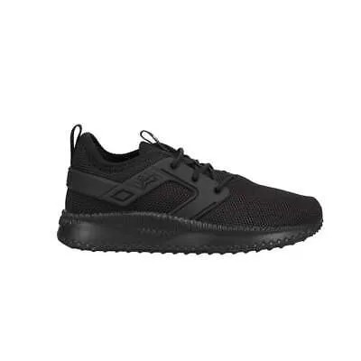 Черные кроссовки Puma Pacer Next Excel Mesh Training для мальчиков и девочек, спортивная обувь 38