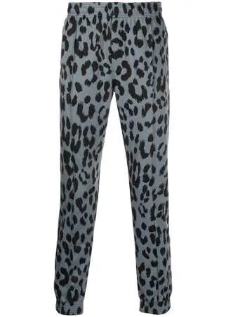 Kenzo спортивные брюки с леопардовым принтом