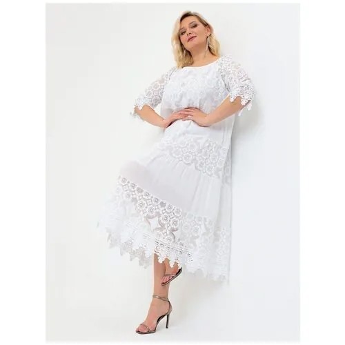 Платье NOAL, размер 52-58, белый