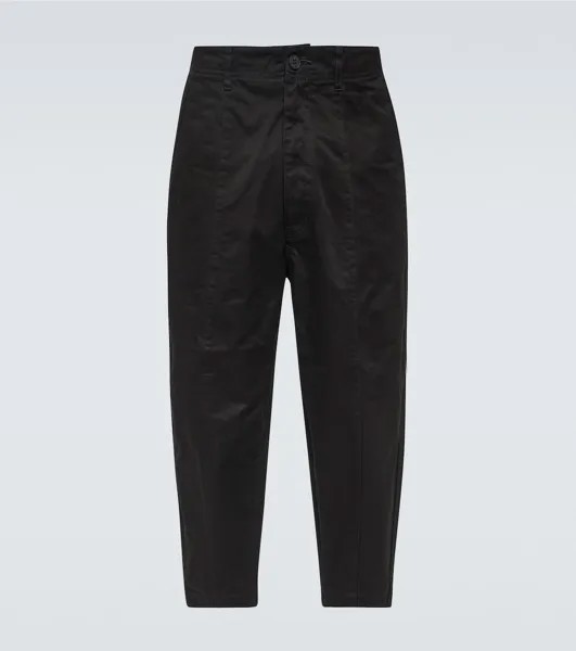 Спортивные брюки из хлопкового джерси с логотипом Comme Des Garçons Homme, черный