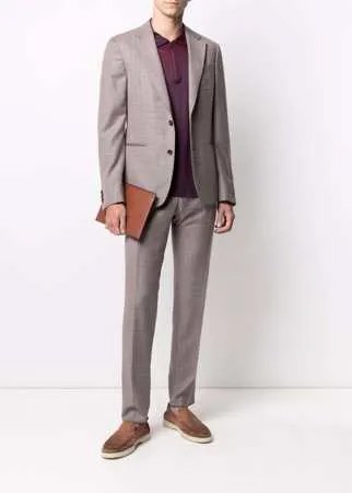 Z Zegna check-pattern two-piece suit