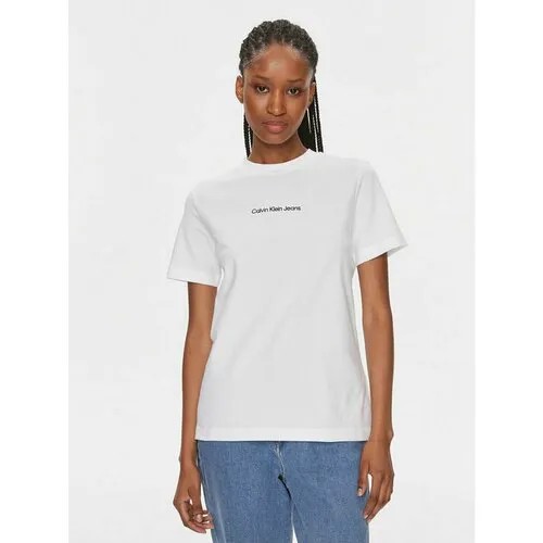 Футболка Calvin Klein Jeans, размер XXS [INT], белый