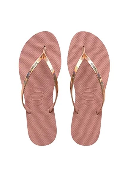 Светло-розовые женские тапочки Havaianas