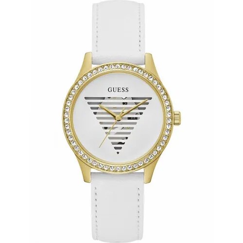 Наручные часы GUESS Dress Steel GW0596L1, белый, золотой