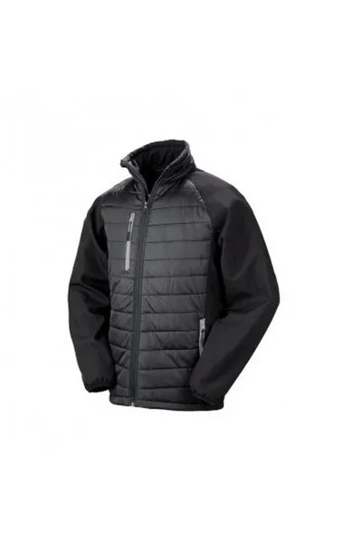 Черная утепленная куртка Compass Soft Shell Result, черный