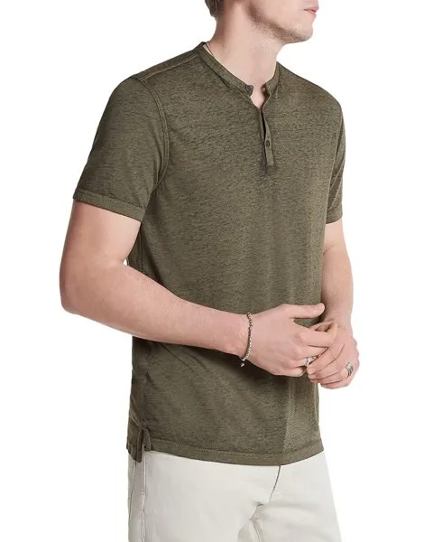 Рубашка Duke с короткими рукавами Henley John Varvatos