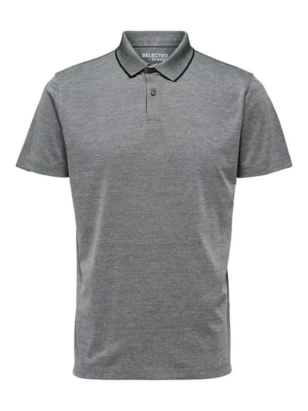 Футболка SELECTED HOMME Leroy, пестрый серый