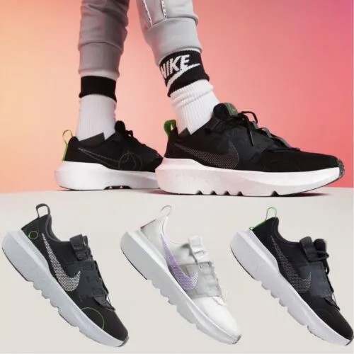 Детские кроссовки унисекс Nike Crater Impact (GS) для подростков от 4 до 7 лет, подходят для женщин 5,5–8,5 лет