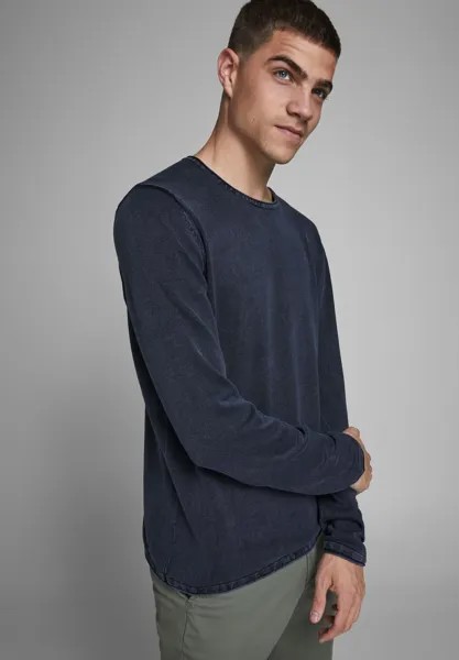 Свитер JJELEO CREW NECK NOOS Jack & Jones, темно-синий пиджак