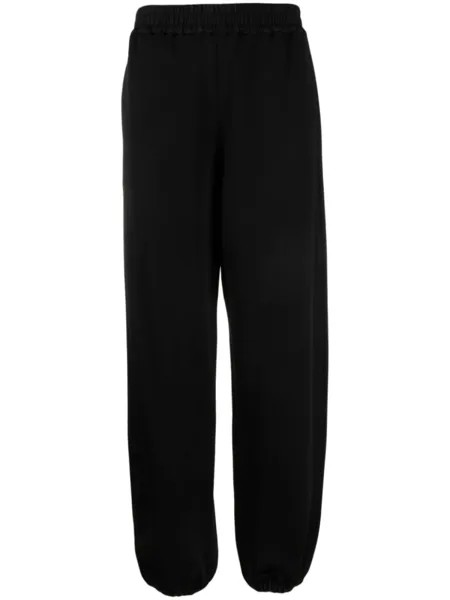 Jil Sander спортивные брюки прямого кроя, черный
