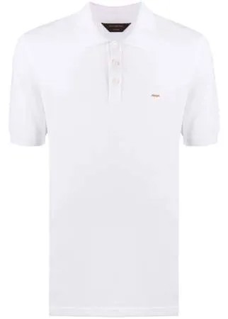 Ermenegildo Zegna XXX рубашка-поло с вышитым логотипом