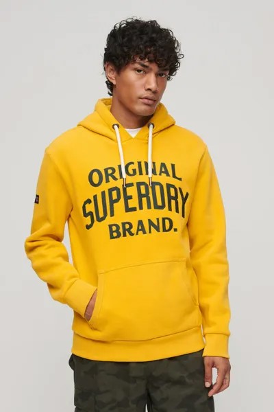 Толстовка с рисунком Athletic Script Superdry, золотой