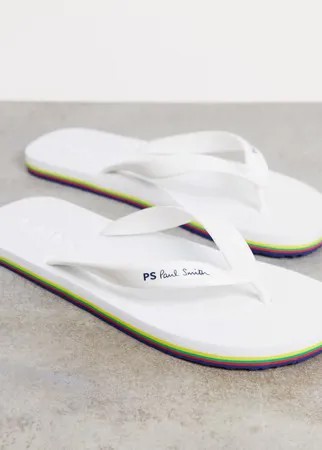 Белые шлепанцы PS Paul Smith Dale-Белый