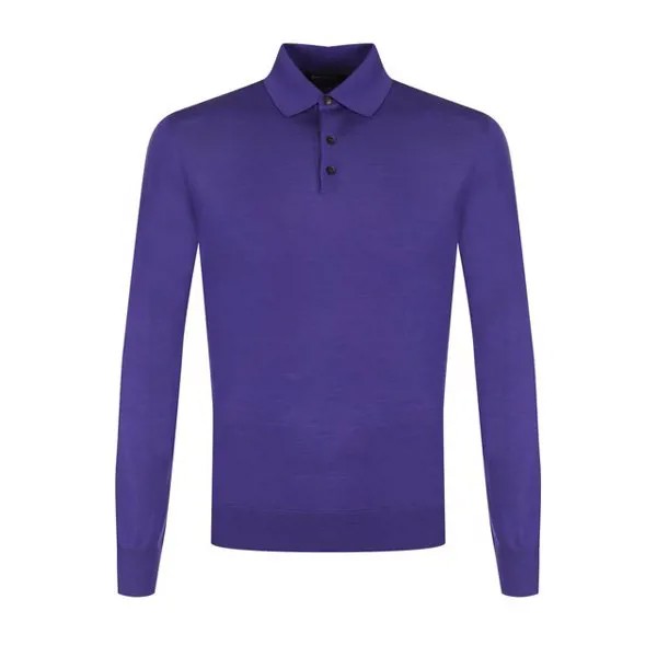 Шерстяное поло с длинными рукавами Ermenegildo Zegna