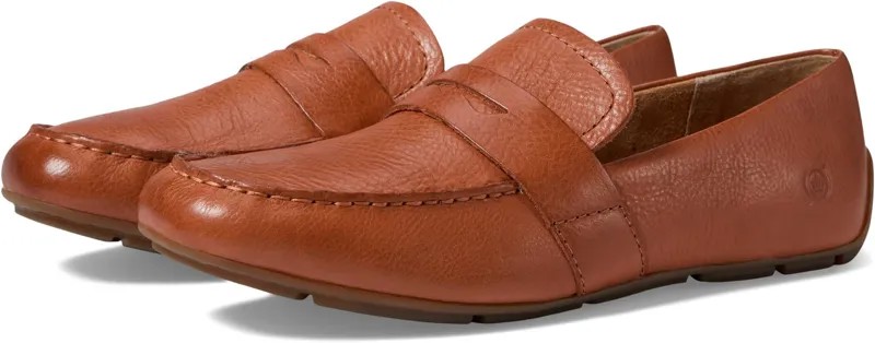 Лоферы Melinda Born, цвет Orange Full Grain Leather