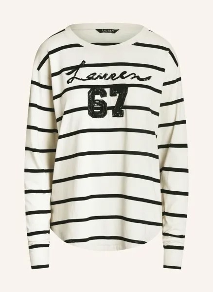 Лонгслив с пайетками Lauren Ralph Lauren, черный