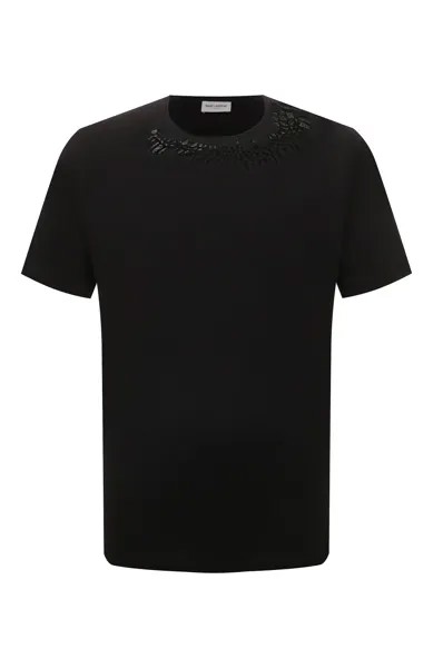 Хлопковая футболка Saint Laurent