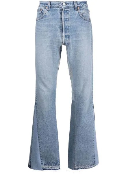 GALLERY DEPT. прямые джинсы с эффектом потертости