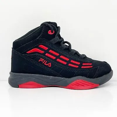 Черные баскетбольные кроссовки Fila Boys Spitfire 3BM00139-023, размер 12