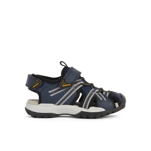 Босоножки GEOX J450RB014MEC, размер 31 EU, синий, серый