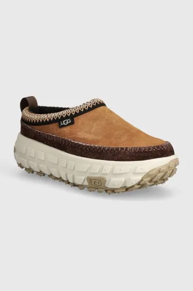 Замшевые шлепанцы Venture Daze Ugg, коричневый