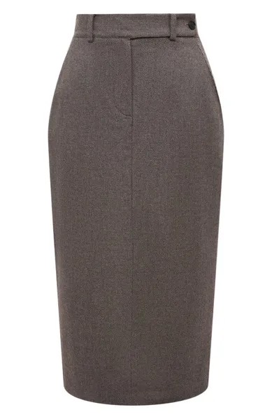 Юбка из шерсти и кашемира Kiton
