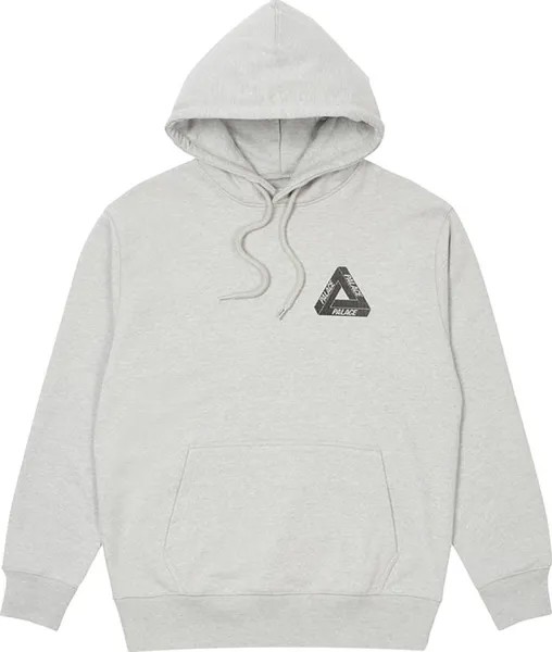 Толстовка Palace Tri-Mesh Hood 'Grey Marl', серый