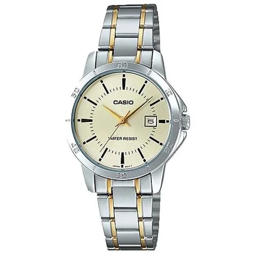 Наручные часы CASIO Collection LTP-V004SG-9A, золотой, серебряный