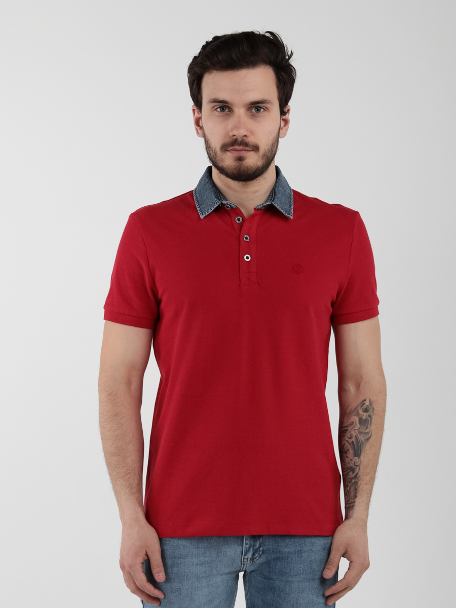 Футболка-поло мужская Mavi SQ63585 красная 3XL