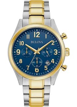 Японские наручные  мужские часы Bulova 98B346. Коллекция Classic
